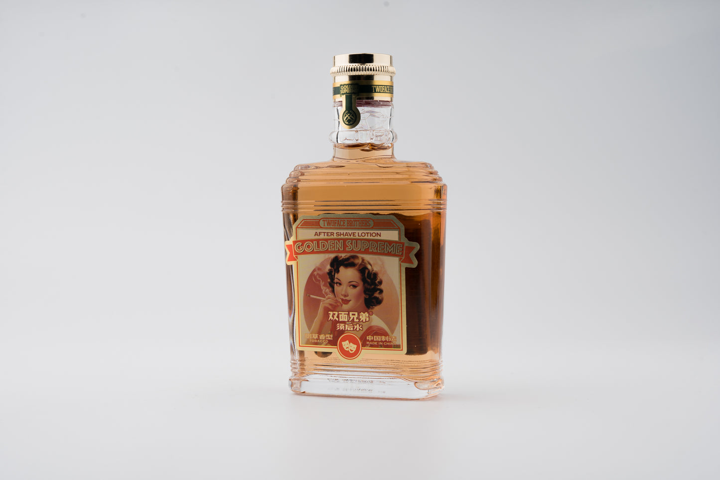 TWOFACE BROTHERS GOLDEN SUPREME - AFTER SHAVE LOTION - TOBACCO - 100ml