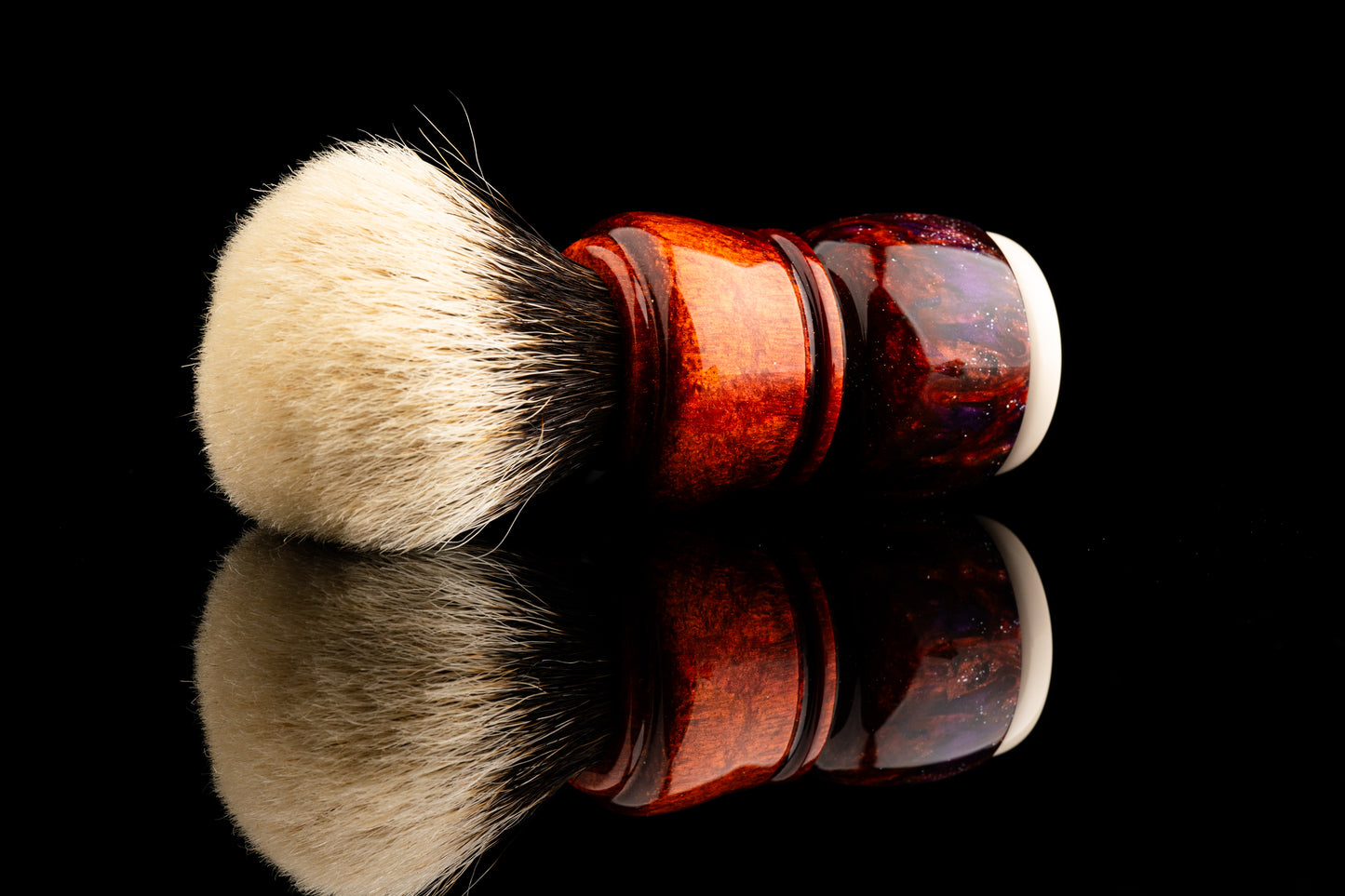 Exceed-5 - ‘Blazing Flames‘ shaving brush handle