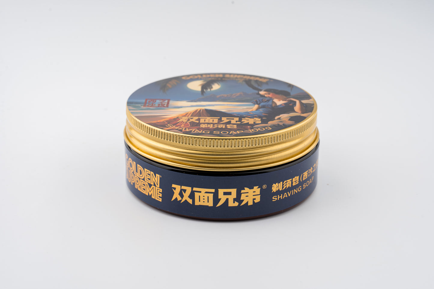 TWOFACE BROTHERS GOLDEN SUPREME - SHAVING SOAP - 西沙之夜 (100g/3.5OZ)