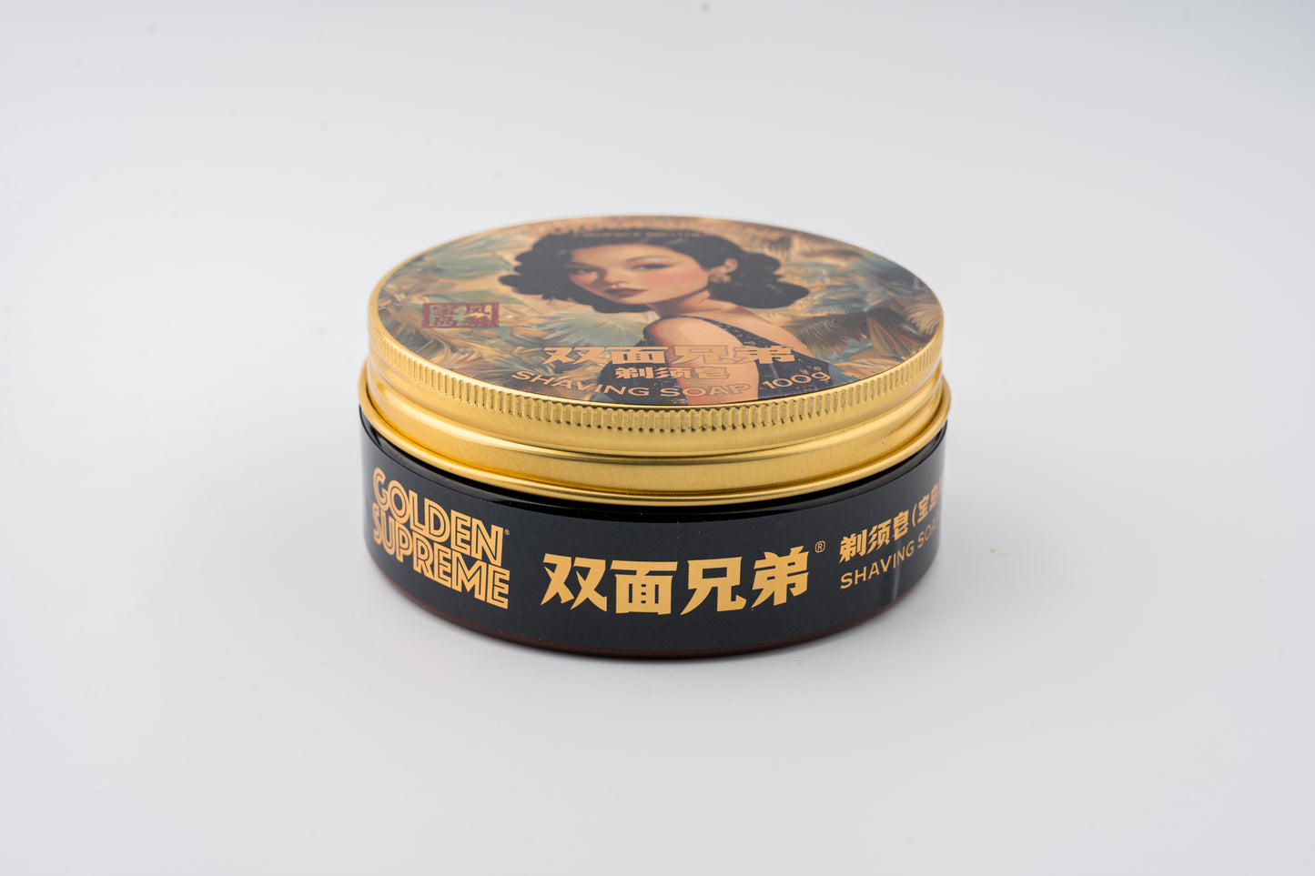 TWOFACE BROTHERS GOLDEN SUPREME - SHAVING SOAP - 宝岛凤梨 (100g/3.5OZ)