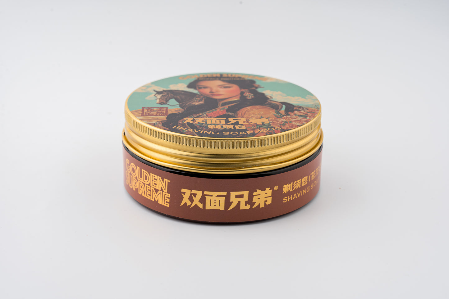 TWOFACE BROTHERS GOLDEN SUPREME - SHAVING SOAP - 苍茫柔然 (100g/3.5OZ)