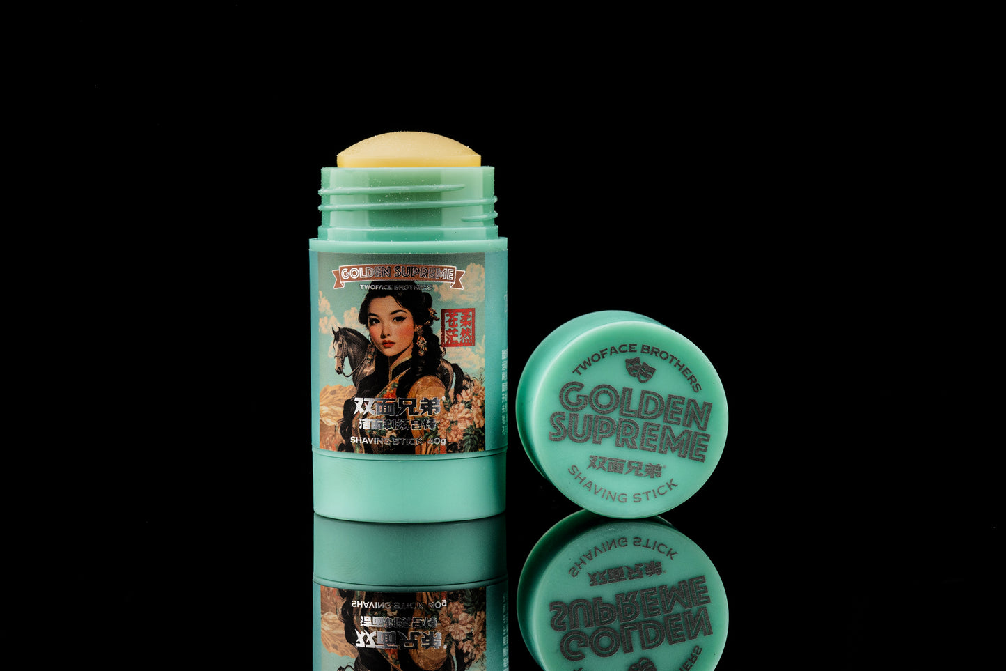 TWOFACE BROTHERS GOLDEN SUPREME - SHAVING STICK - 苍茫柔然 (40g/1.5OZ)