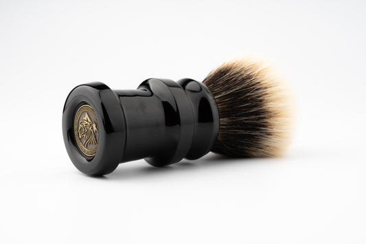Ding-2-Classic Black shaving brush handle