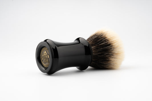 Lighthouse - Classic Black shaving brush handle