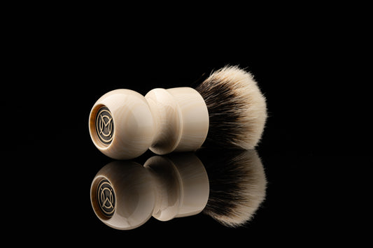 Destiny- Ivory White shaving brush handle