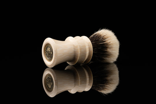 Big Hand - Ivory White shaving brush handle