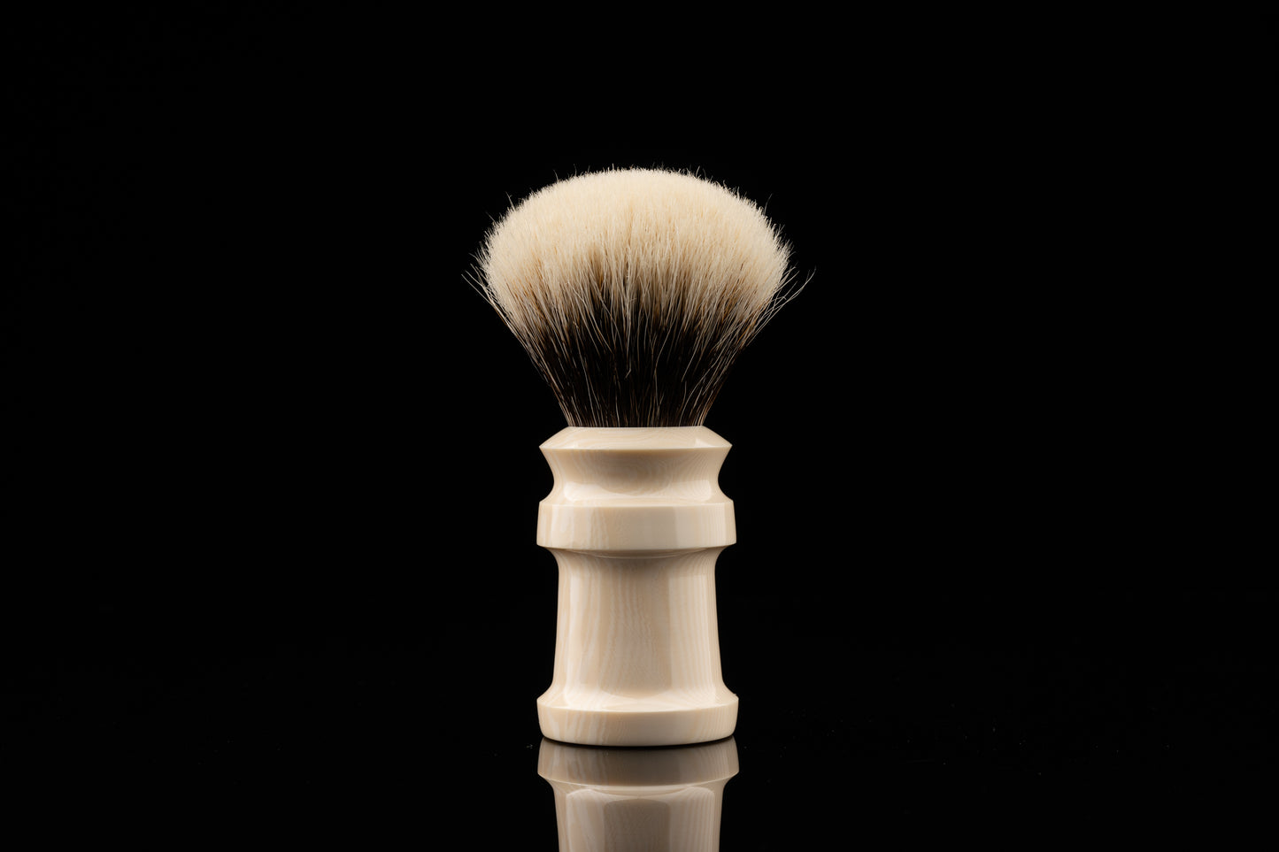 Ding-1 - Ivory White shaving brush handle