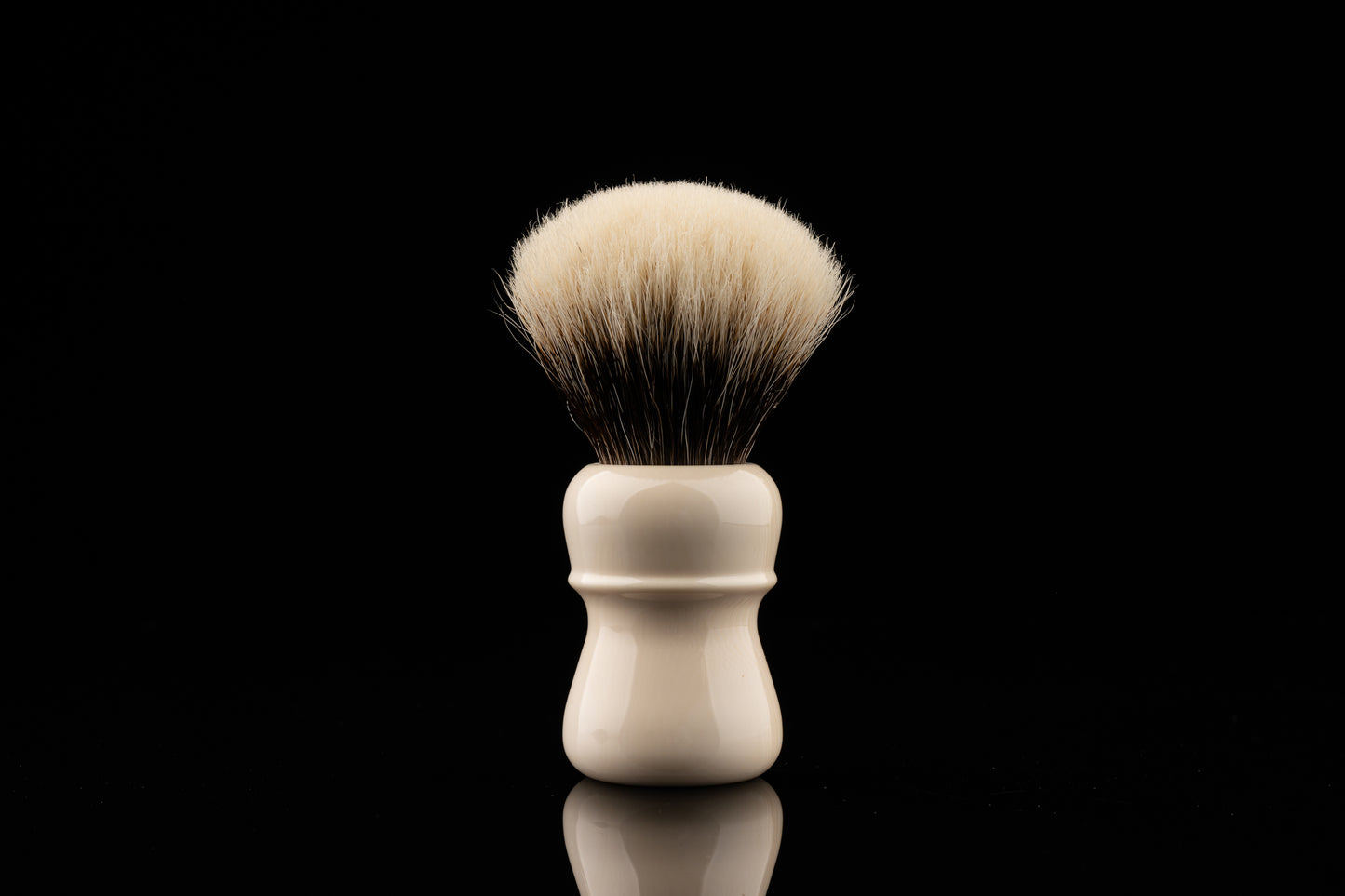 Compass -Ivory White shaving brush handle