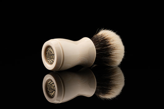Element  - Ivory White shaving brush handle