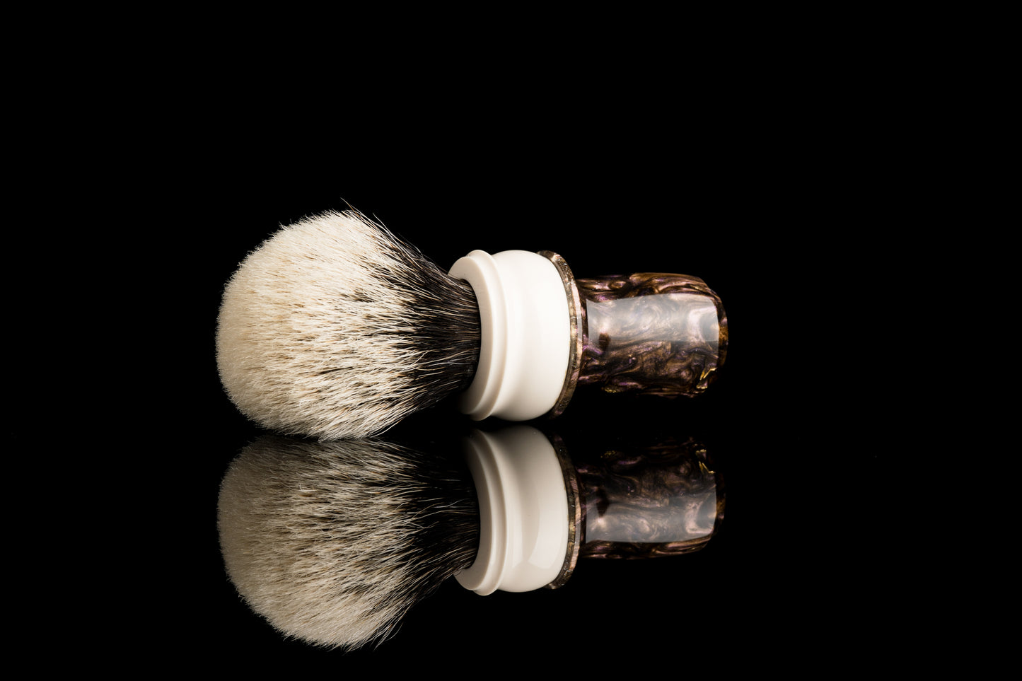 Tulip - Resin Hybird - ‘Eye of the Storm‘ shaving brush handle