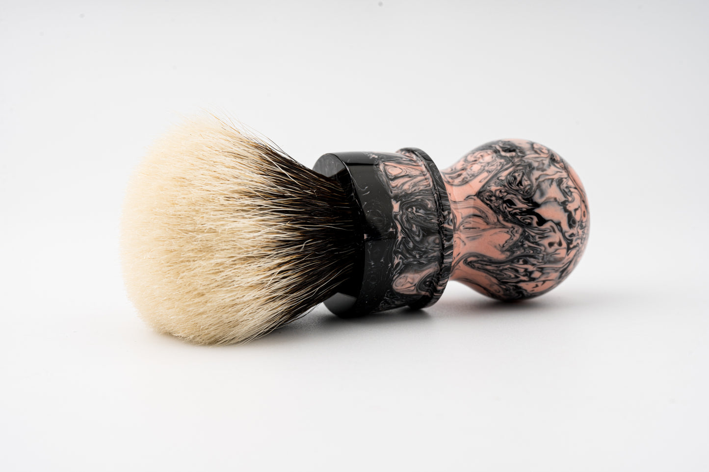 Destiny- Pink Swirl shaving brush handle