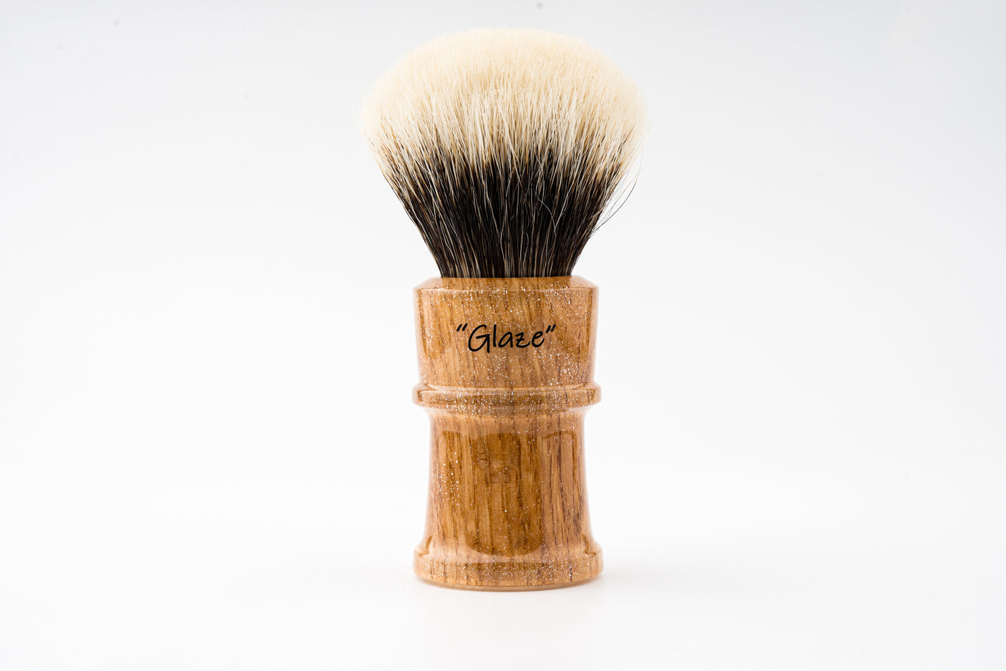 Glaze - Fortress - Elm shaving brush handle