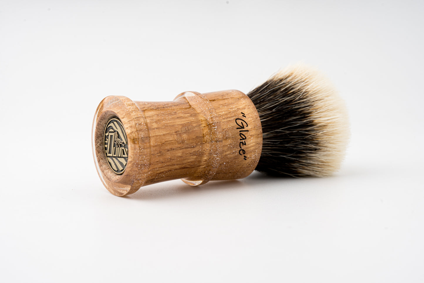 Glaze - Fortress - Elm shaving brush handle