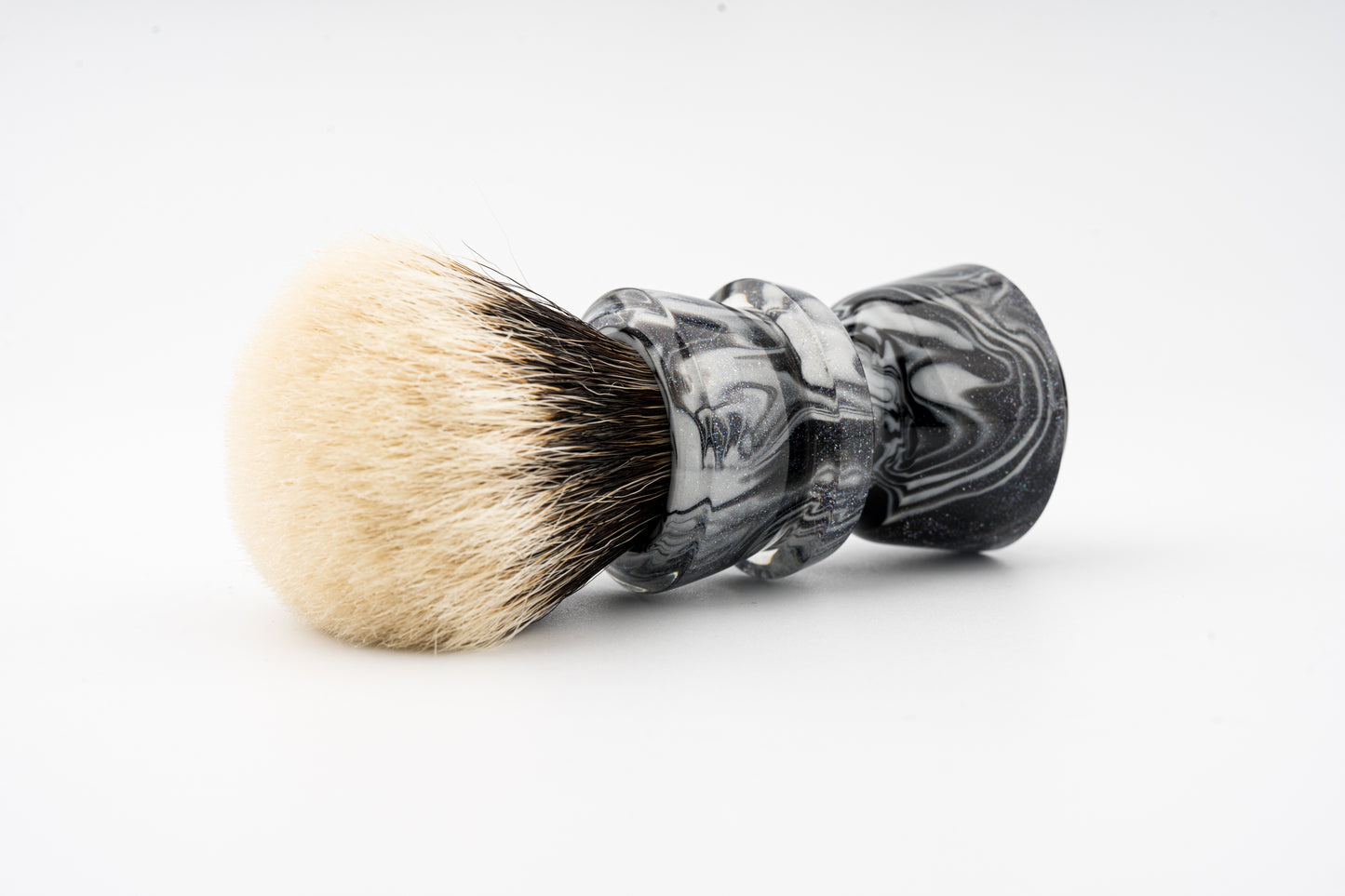 Glaze - OUMO X ARNO- Shark-2 - Brindle shaving brush handle