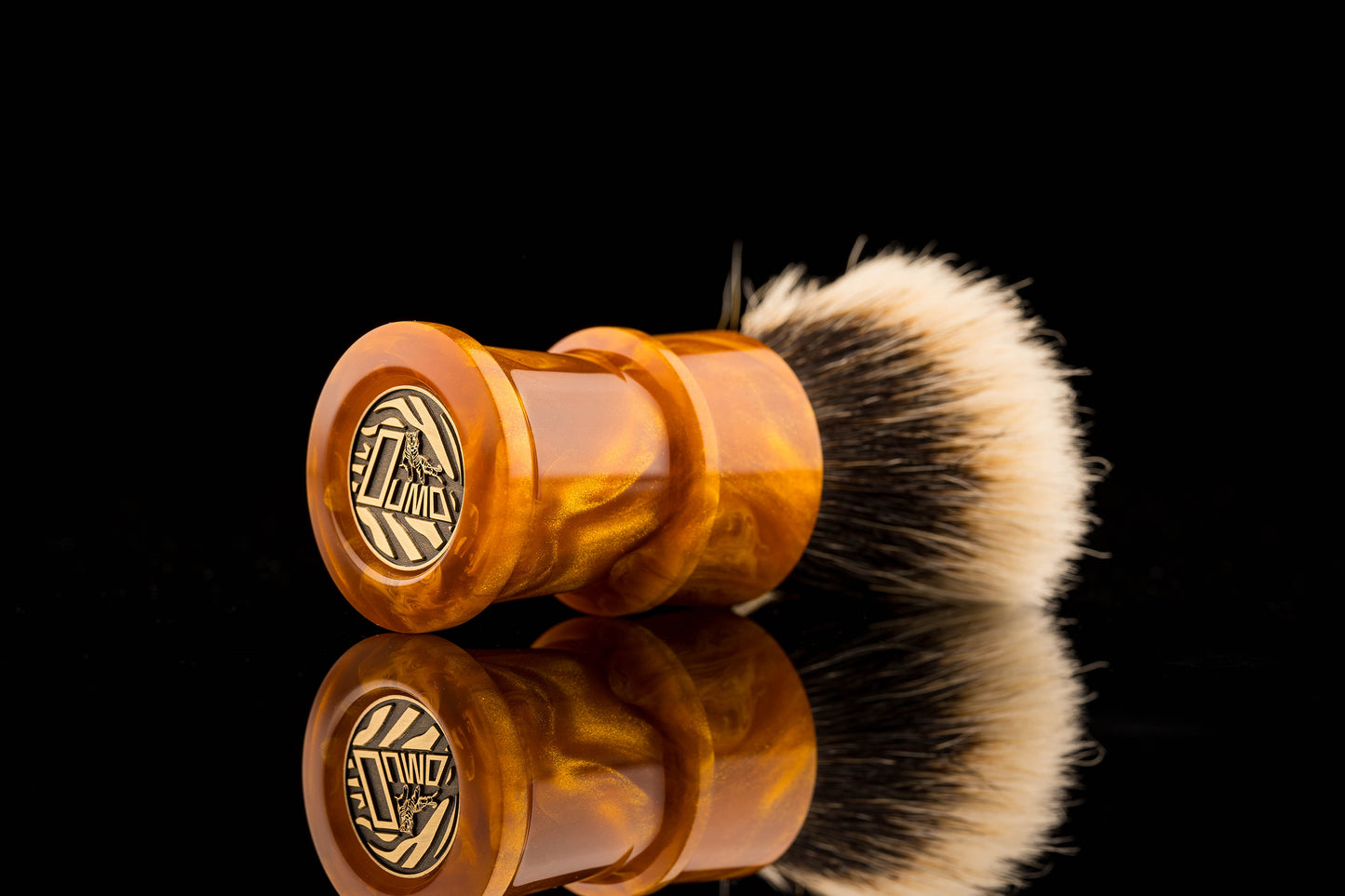 Fortress(MINI) - Magma shaving brush handle