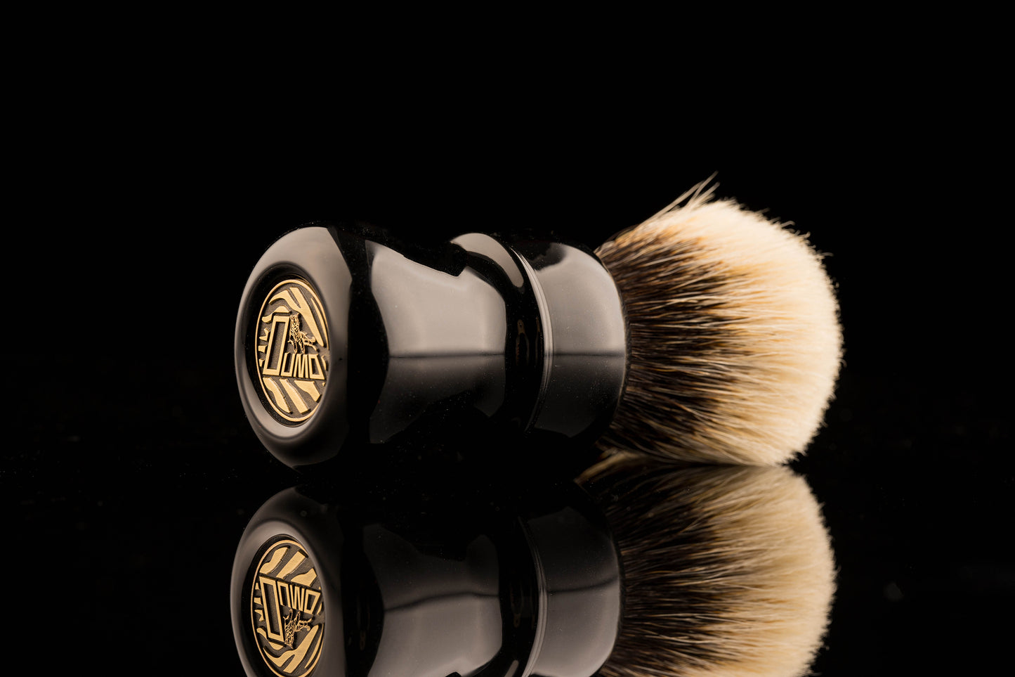Compass - Carbon shaving brush handle