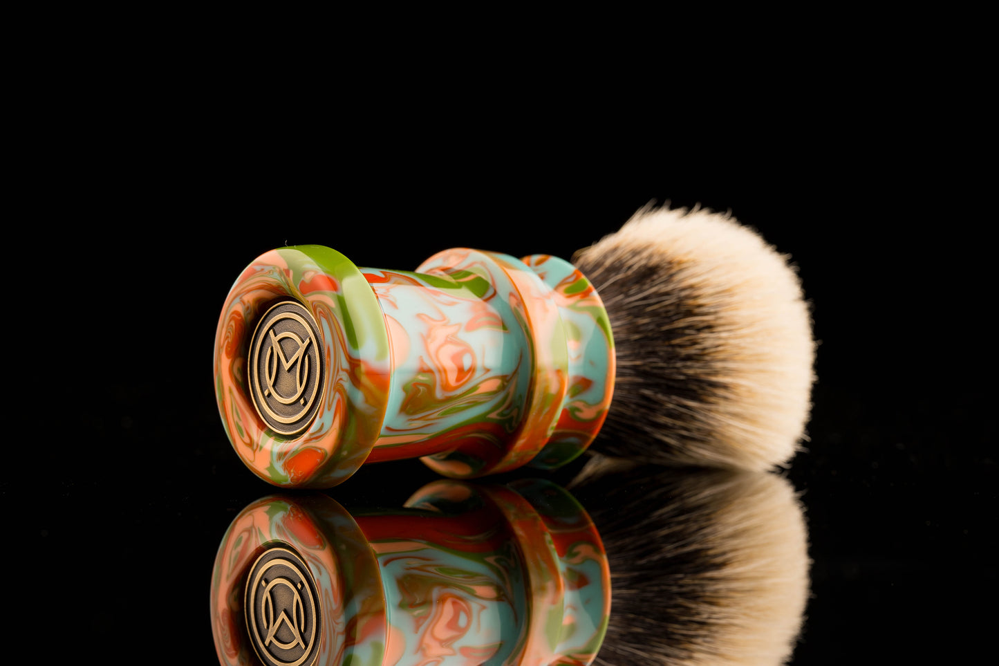 Ding - 1 - Kaleidoscope shaving brush handle