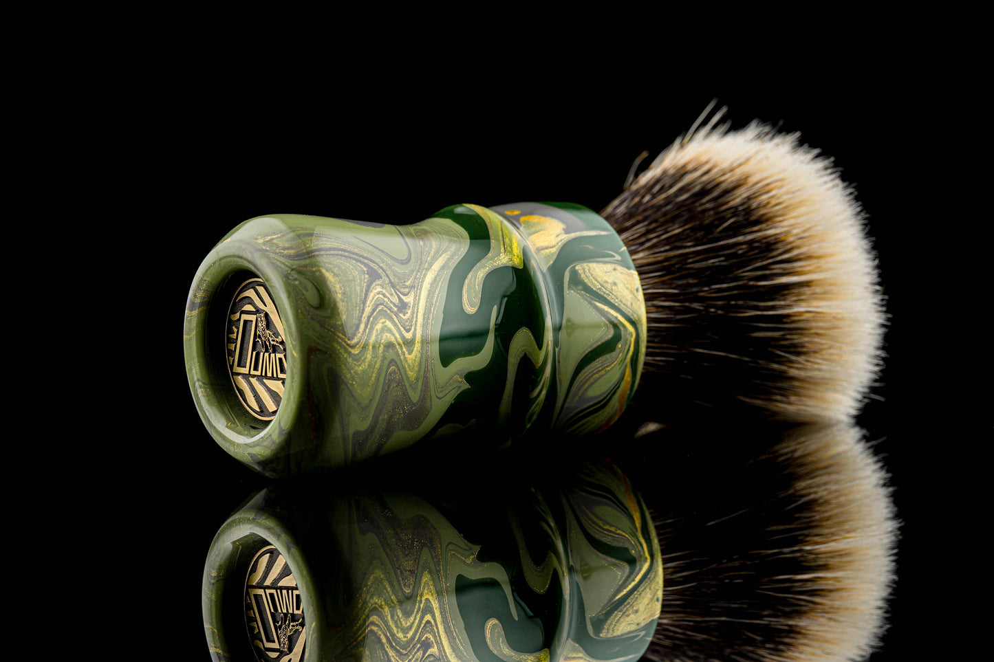 Fluid Art - Warhammer - Sunflower Forest shaving brush handle