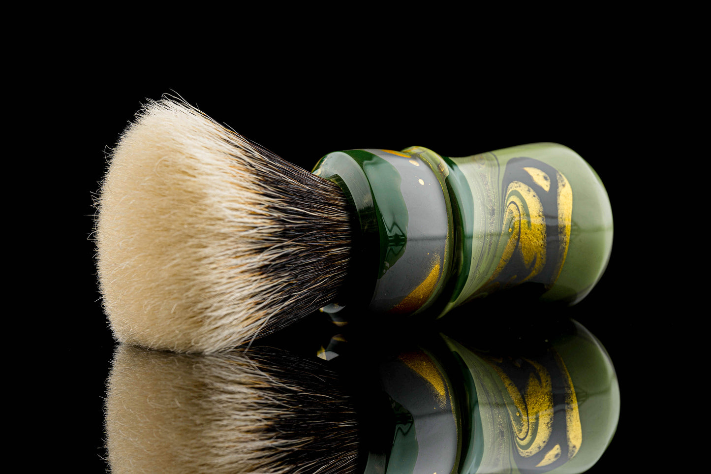 Fluid Art - Warhammer - Sunflower Forest shaving brush handle