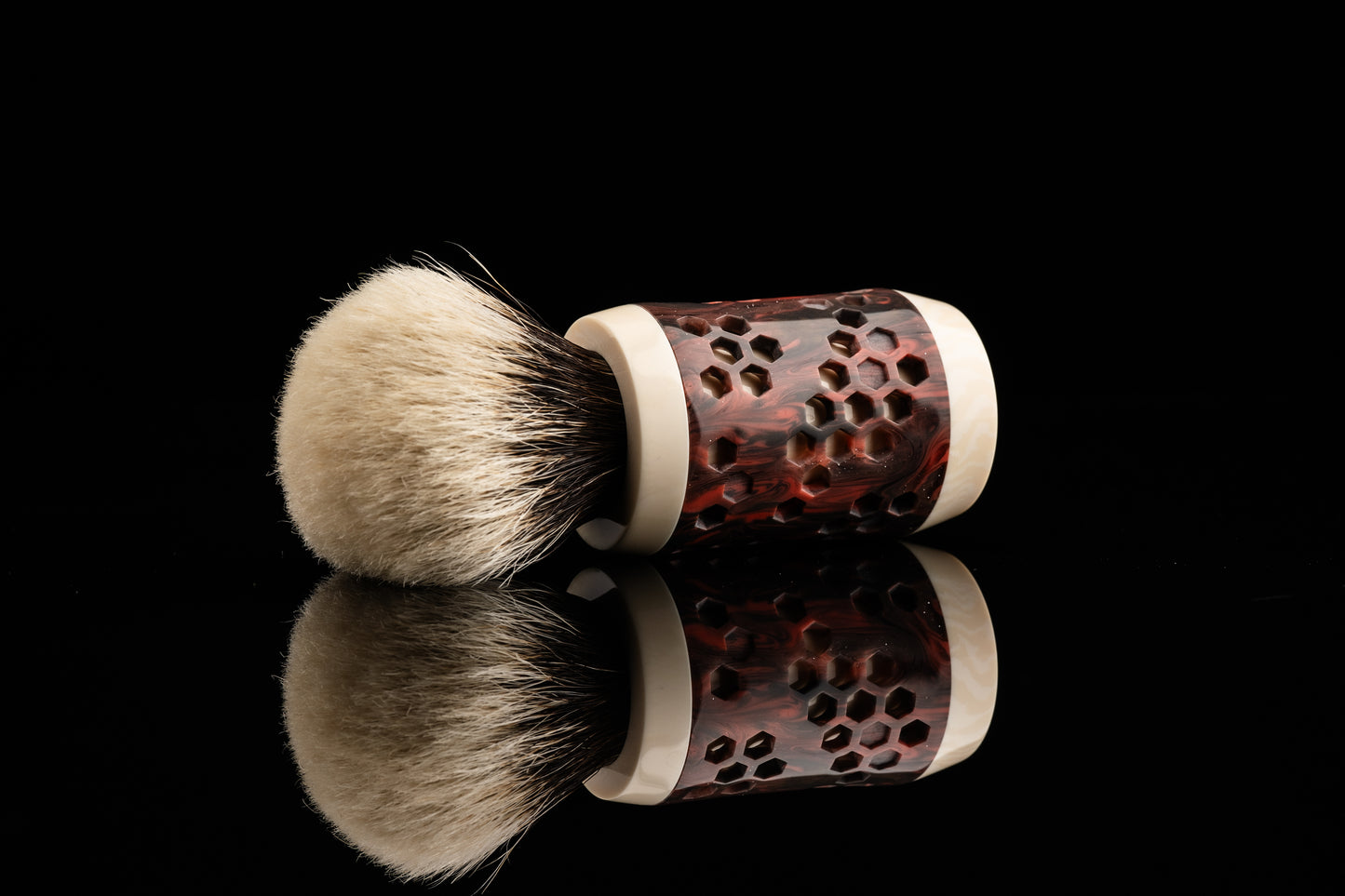 Honeycomb Master Edition shaving brush handle - #17