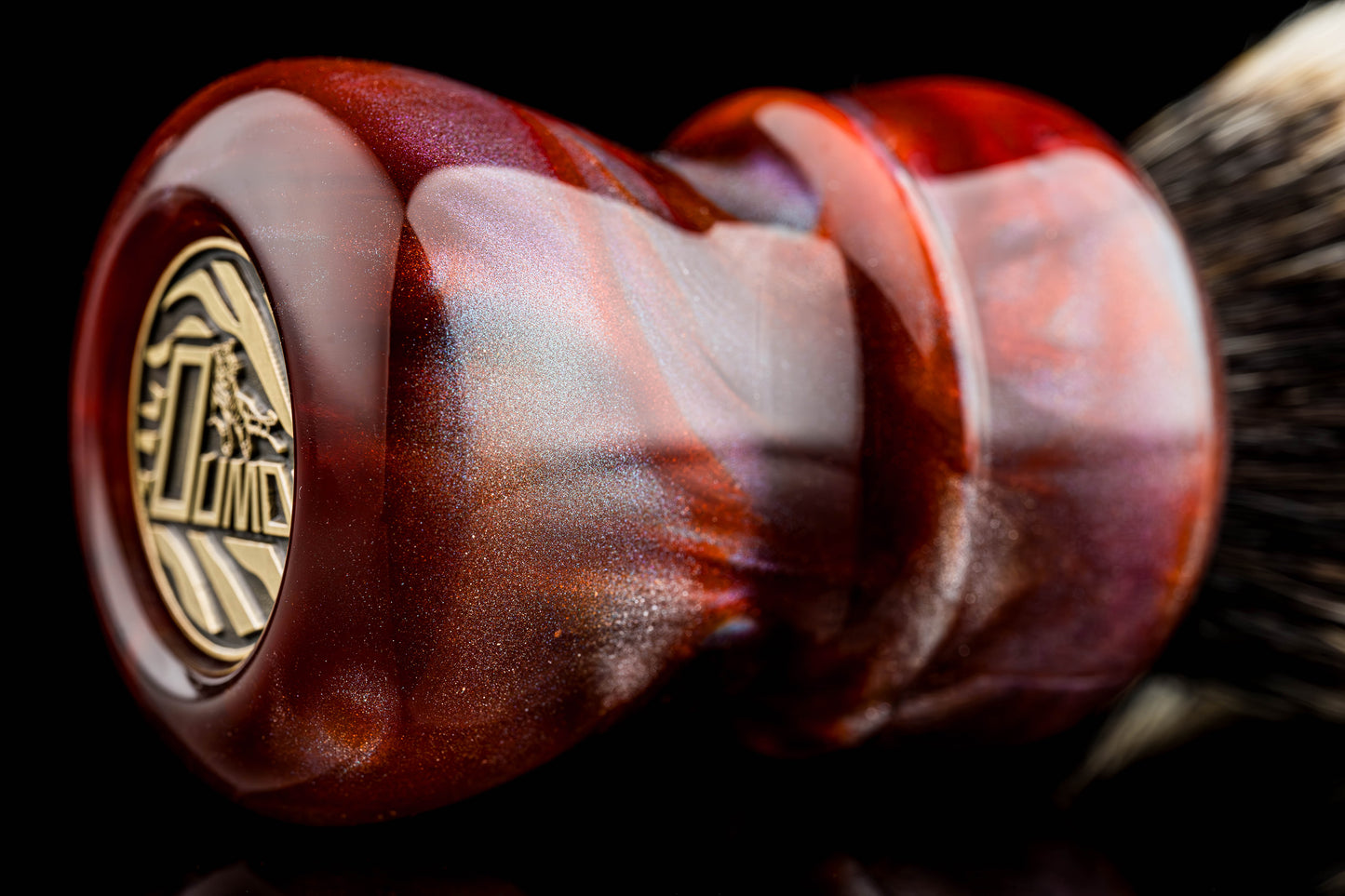 Compass - Neon shaving brush handle