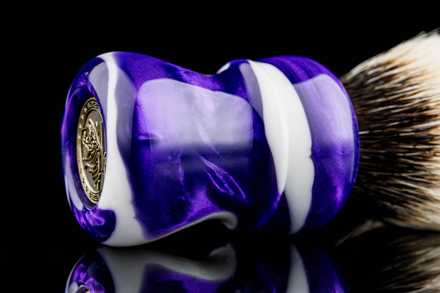 Compass - "紫云”shaving brush handle