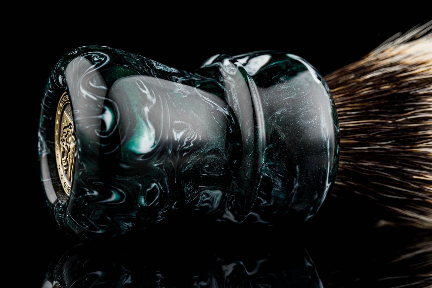 Compass - Swamp shaving brush handle