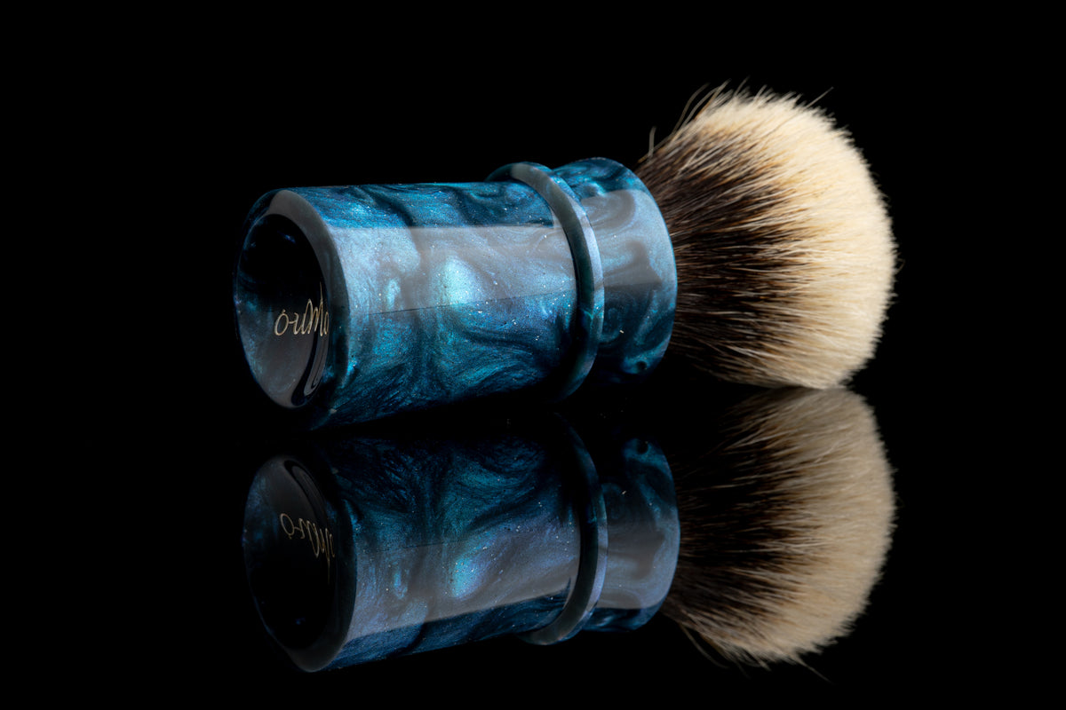 Ming - ZhanJiao - ‘Ocean Waves’ shaving brush handle