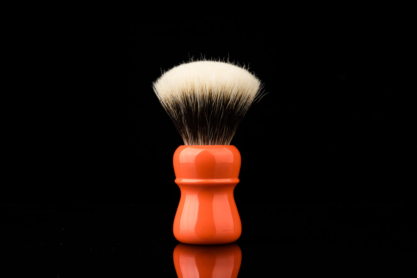 Compass - ‘Passion Orange’ shaving brush handle