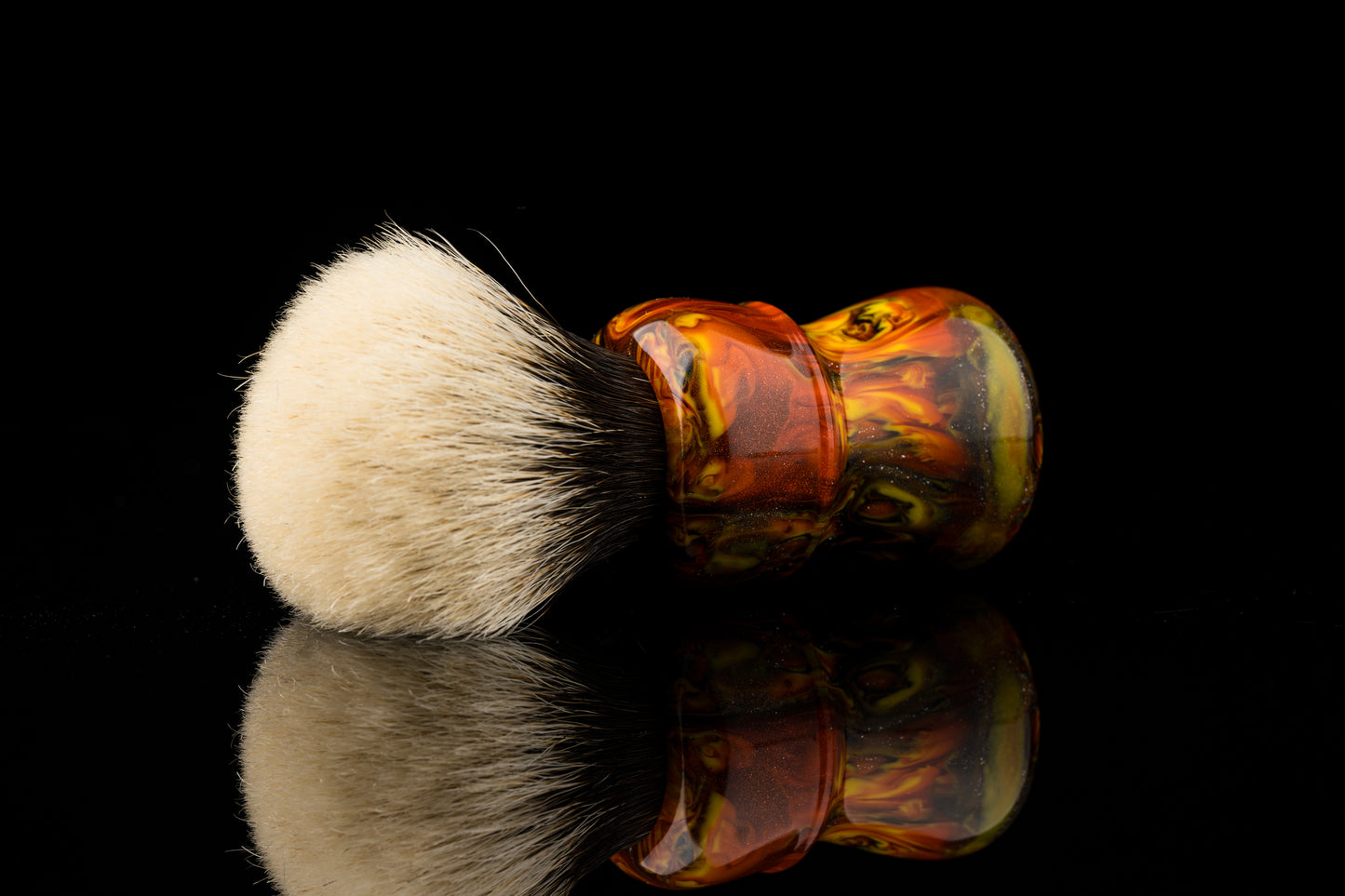 Compass - ‘Fireworks’ shaving brush handle