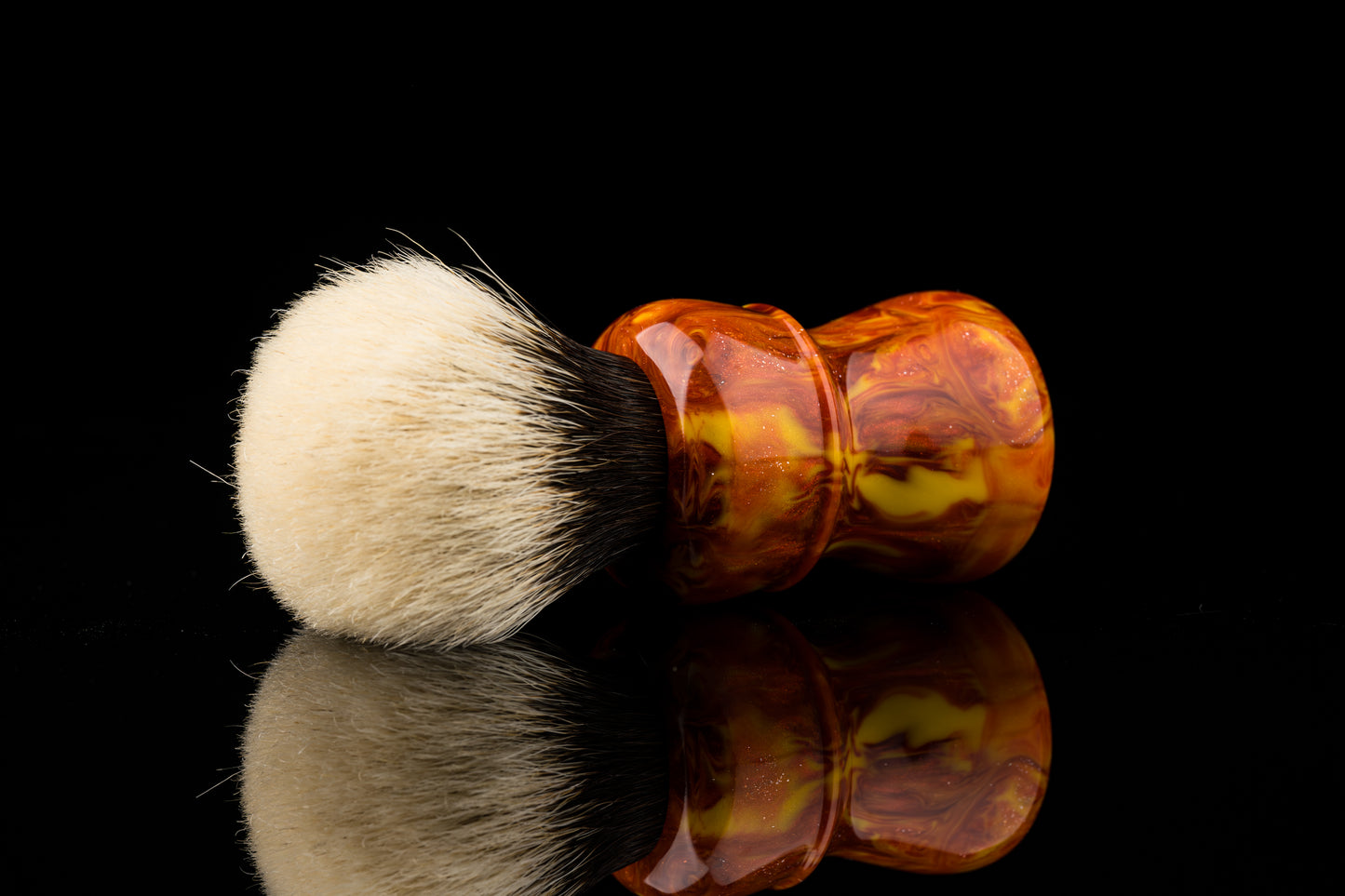 Compass - ‘Red-Hot’ shaving brush handle