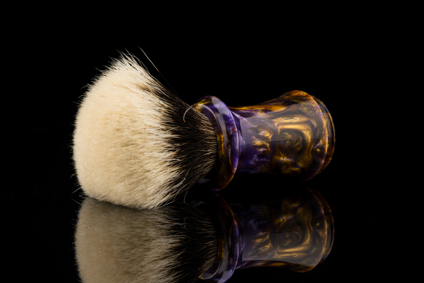 Lighthouse - ‘Starlit sky’ shaving brush handle