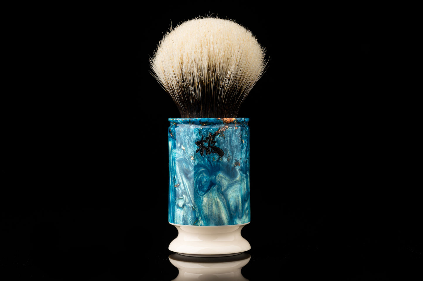 Exceed-6 Classic Edition - ‘Blue Ocean’ shaving brush handle