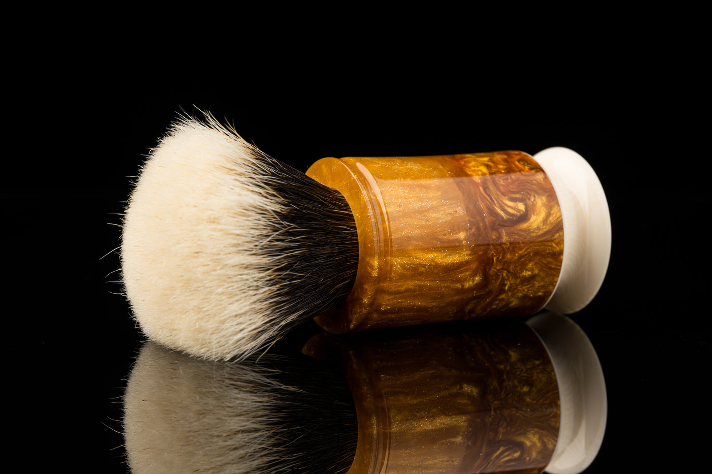 Exceed-6 Classic Edition - ‘Orange pulp’ shaving brush handle