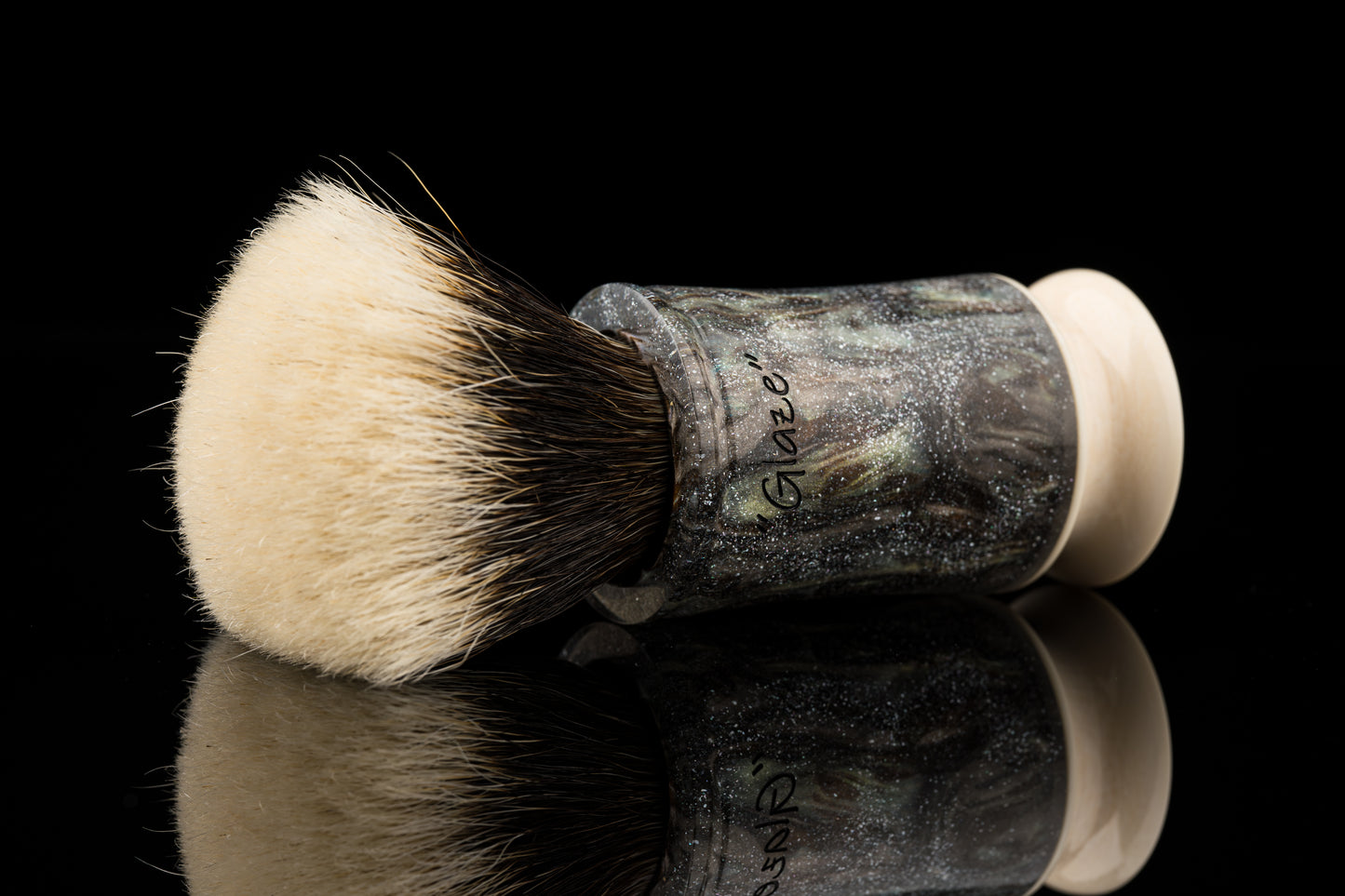 Exceed-6 Evolution - Glaze ‘Ripple’ shaving brush handle