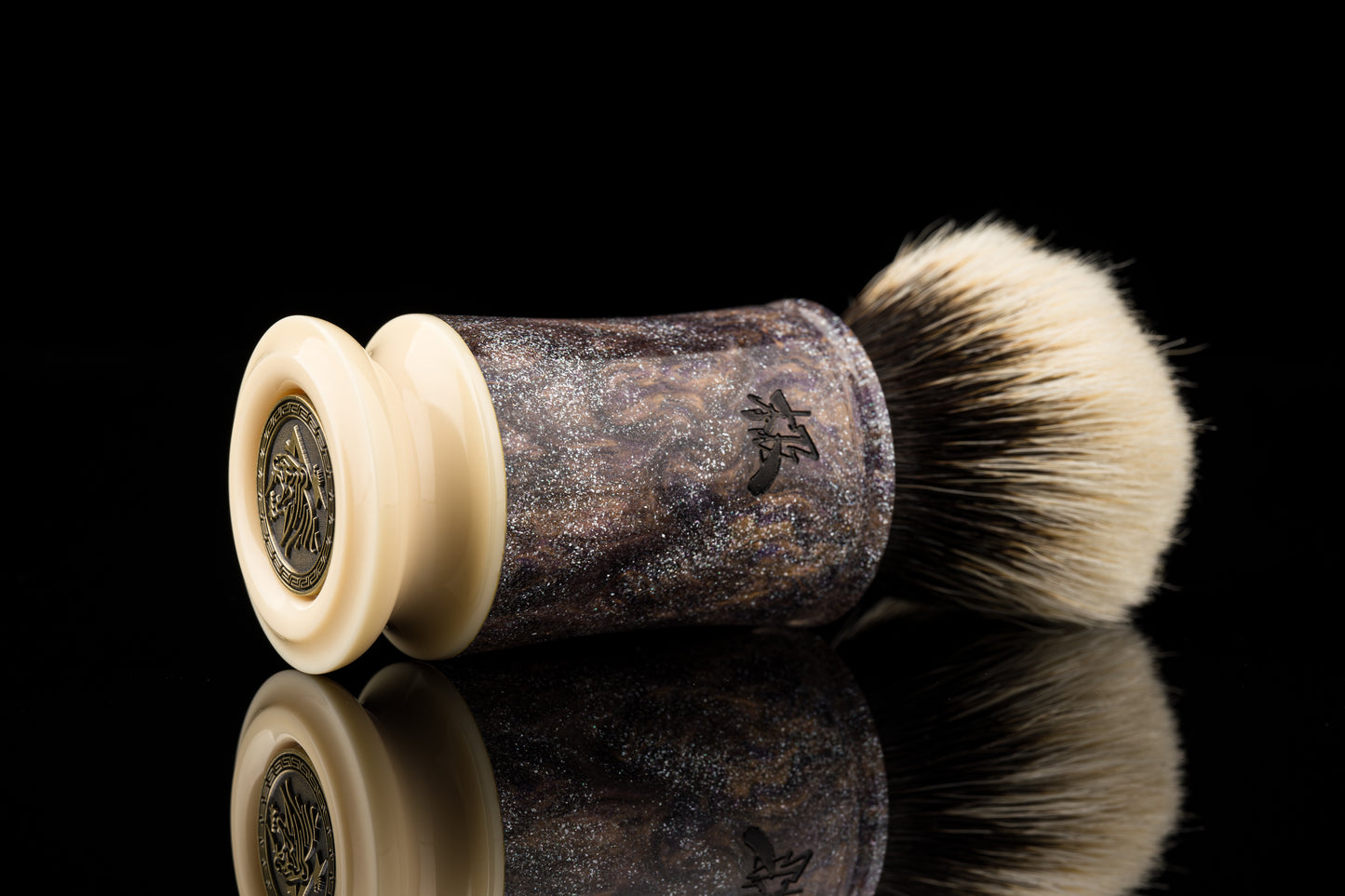 Exceed-6 Evolution - Glaze ‘Chaos’ shaving brush handle
