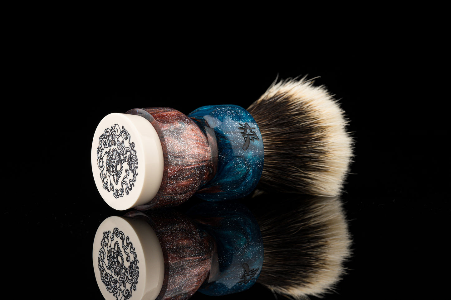 Exceed-1 - Glaze ‘冰火’ shaving brush handle