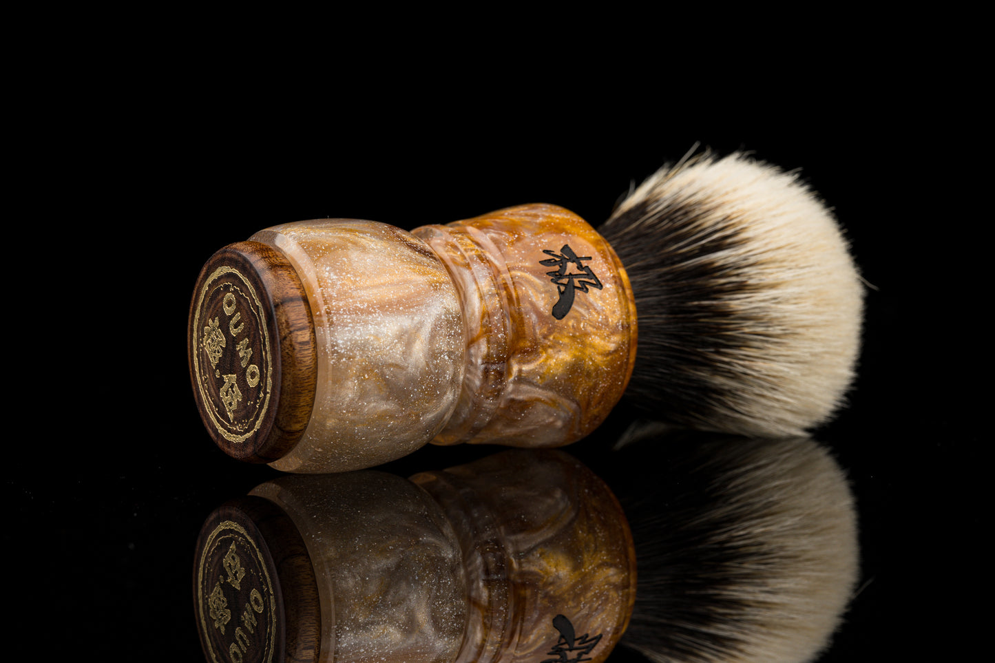 Exceed-5- Glaze ‘Sunlight‘ shaving brush handle