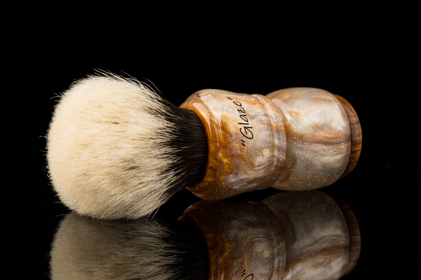 Exceed-5- Glaze ‘Sunlight‘ shaving brush handle