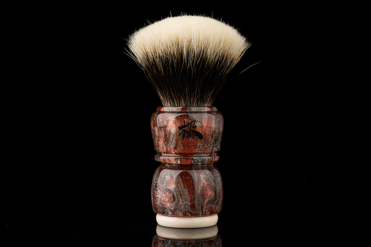 Exceed-5- Glaze ‘Fire‘ shaving brush handle
