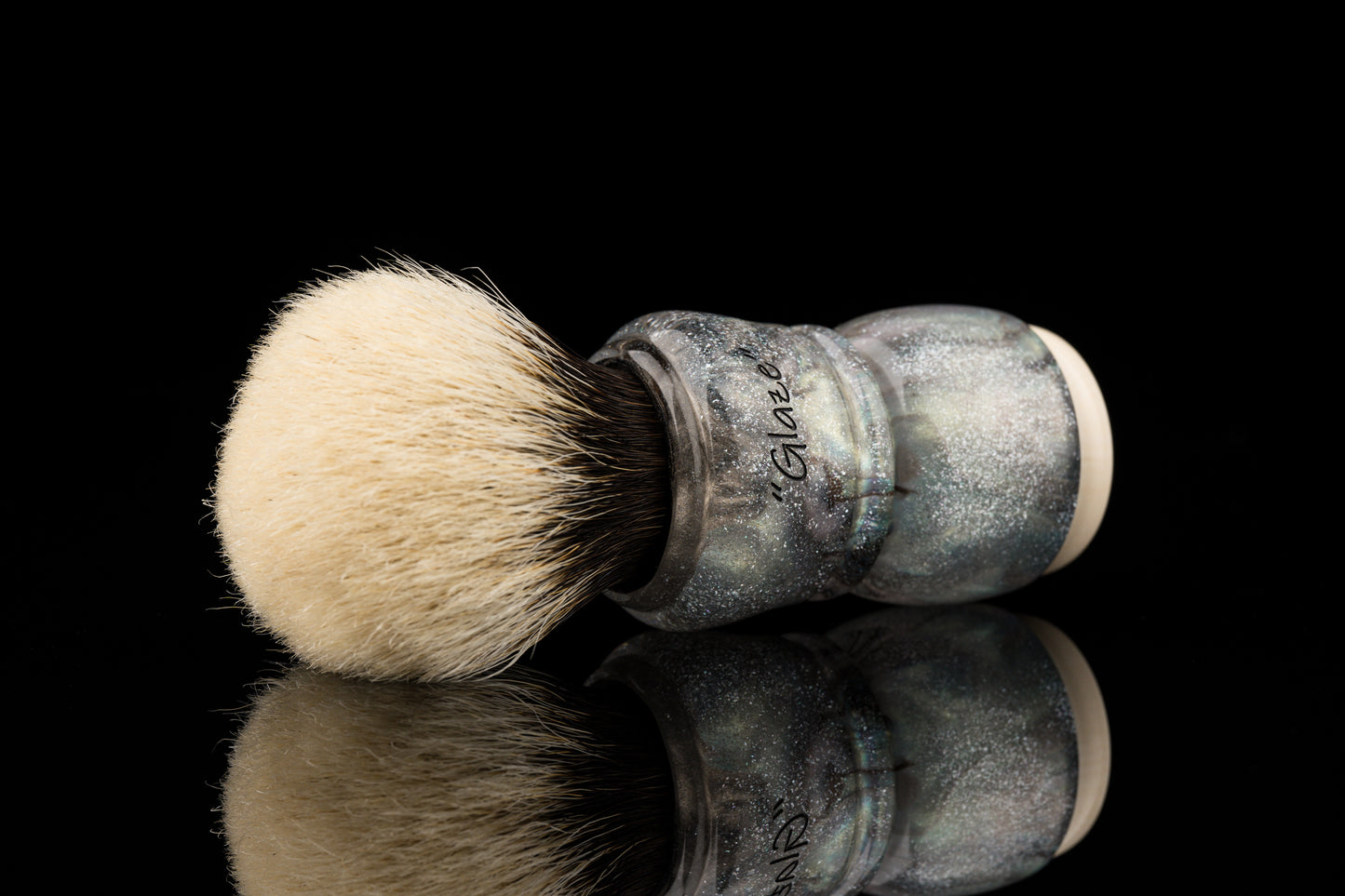 Exceed-5- Glaze ‘Ripples‘ shaving brush handle