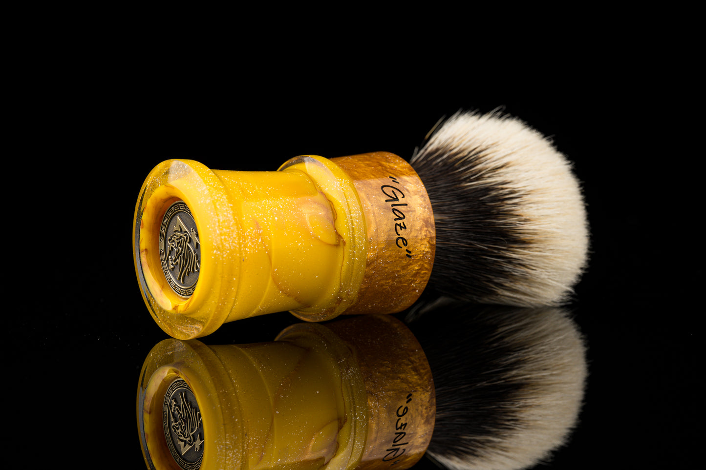 Fortress - Glaze -‘Gold’ shaving brush handle