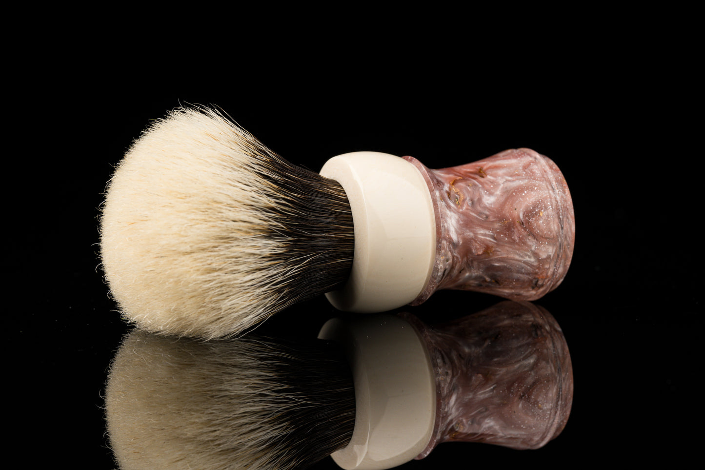 Climber - Glaze -‘Pink Ocean’ shaving brush handle