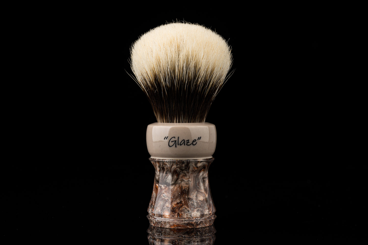Climber - Glaze -‘Coffee’ shaving brush handle