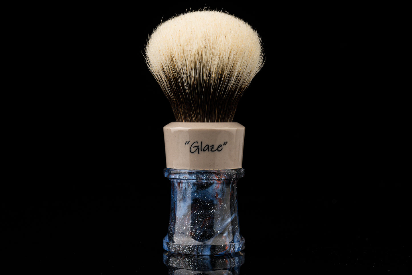 Fortress - Glaze - ‘Deep Space’ shaving brush handle