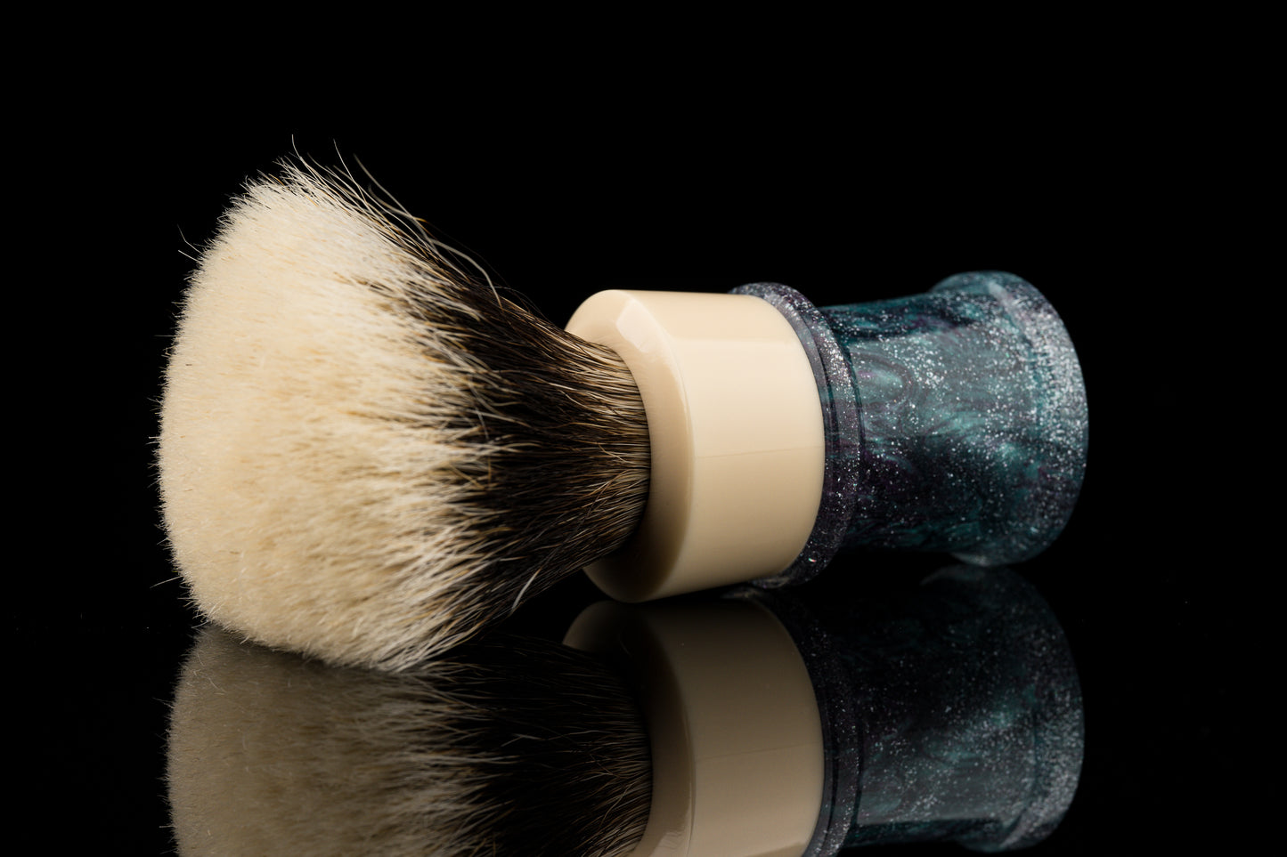 Fortress - Glaze - ‘Stars’ shaving brush handle