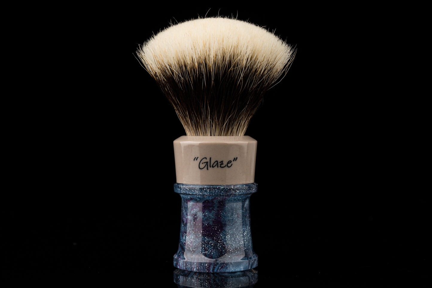Fortress - Glaze - ‘Deep Sea’ shaving brush handle