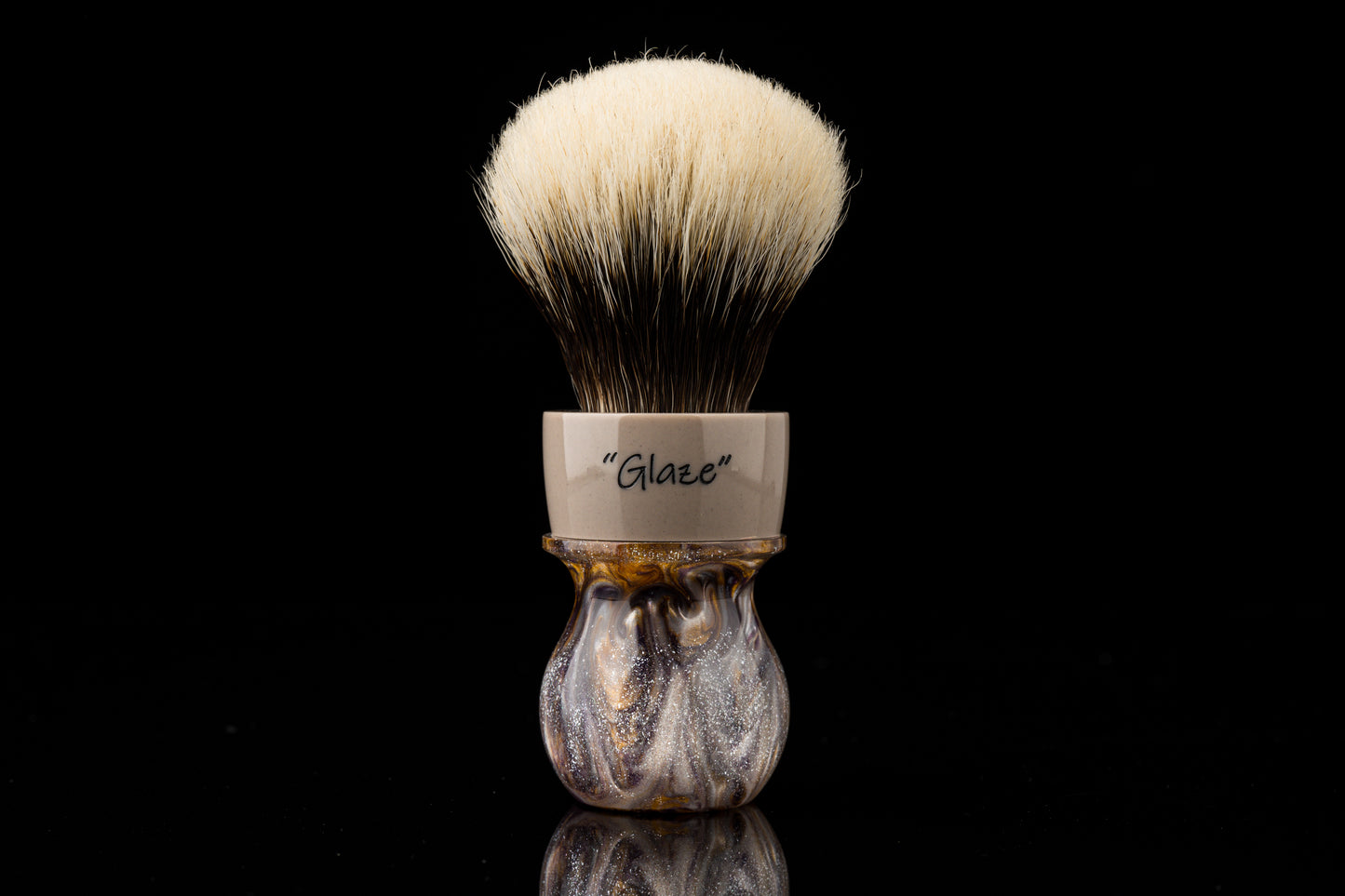 Destiny - Glaze - ‘Blooming’ shaving brush handle