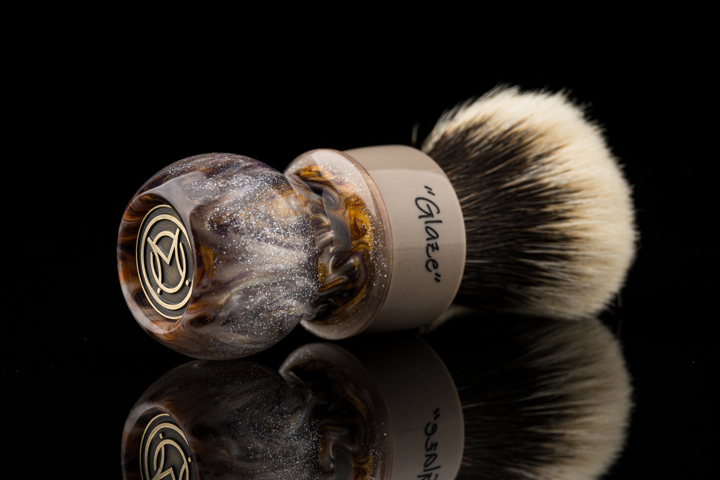 Destiny - Glaze - ‘Blooming’ shaving brush handle