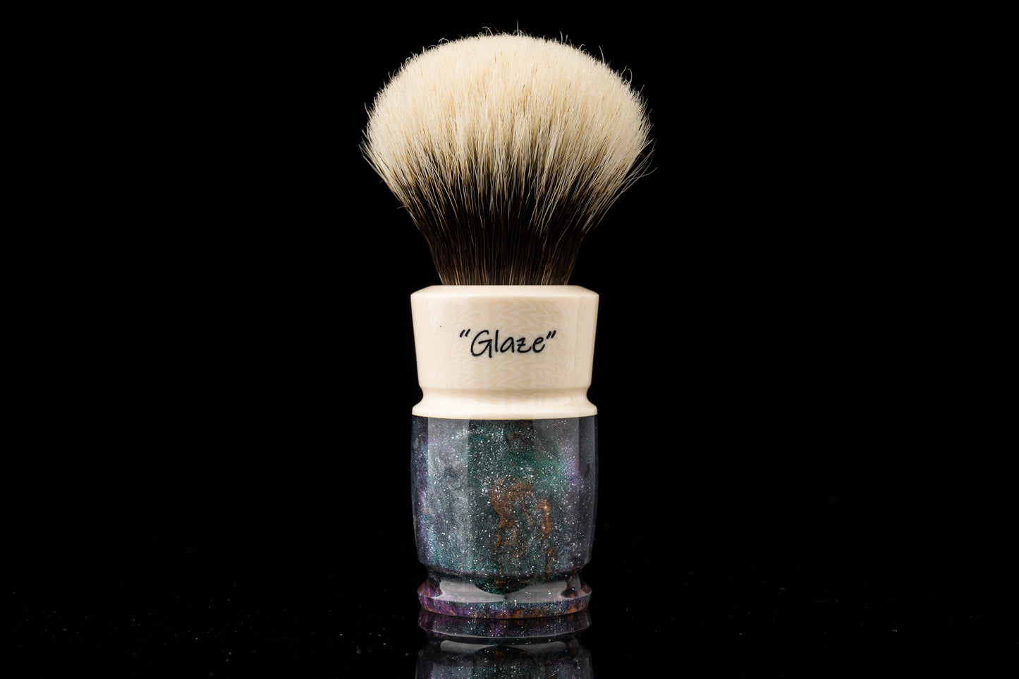 Fatboy - Glaze - ‘Universe’ shaving brush handle